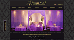 Desktop Screenshot of destinybanquethall.com